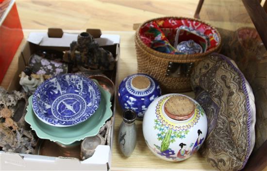 A quantity of mixed Oriental wares